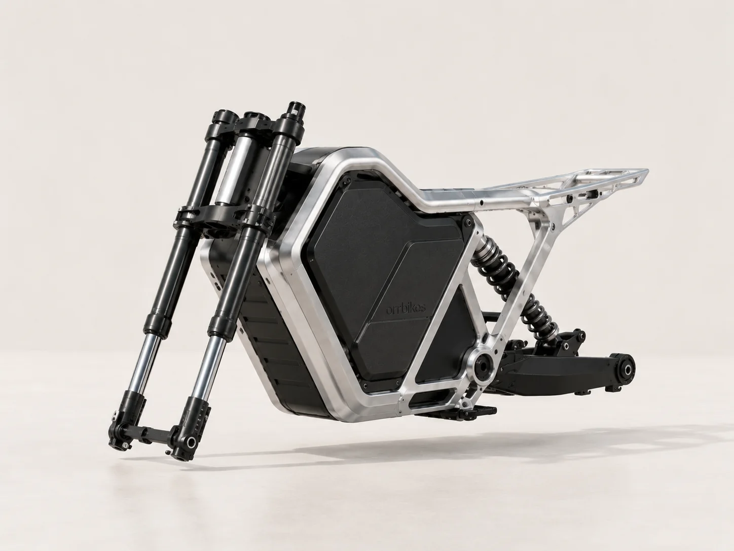 ORRBIKES dirt bike platform with long-travel suspension